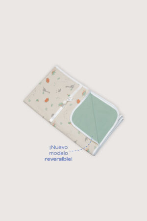Manta Pima Reversible Verde Dino