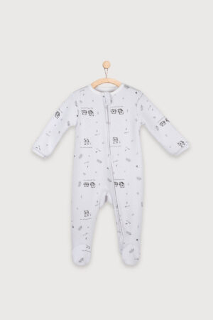 Pijama Enterizo Jacard Grueso Ositos Dias Extraordinarios