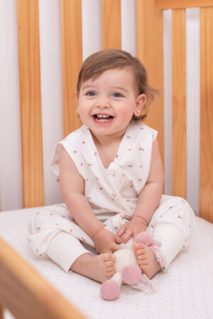 Saco Dormir Bebe Verano Cerezas 3