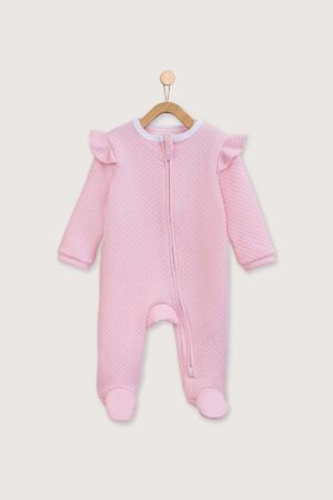 Pijama Enterizo Jacquard Rosado