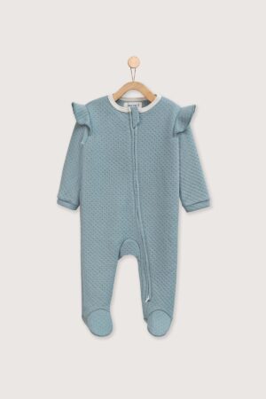 Pijama Enterizo Jacquard Verde