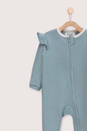 Pijama Enterizo Jacquard Verde Zoom