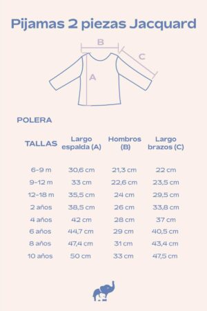 Pijama 2 Piezas Jacquard Polera Version Final