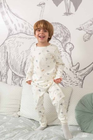 Pijama Pima Mini Dinos Niño 1