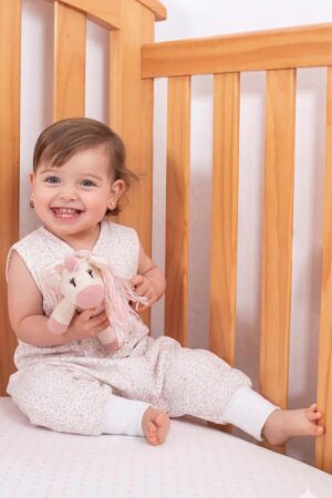 Saco Verano Pies Libres Flores Hueso