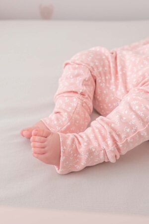 Pantalon Pima Confort Durazno Flores Bebe 1