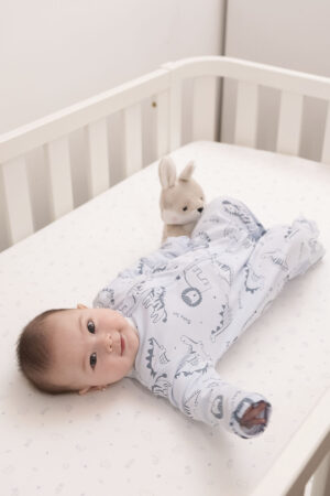 Pijama Enterizo Pima Celeste Dino 5