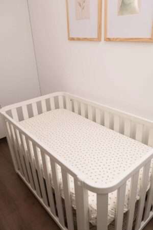 Sabana Bajera Crema Flores Guindas 2