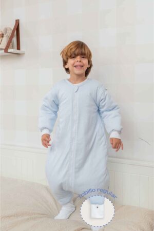 Saco Invierno Celeste Portada Tobilloregular