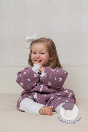 Saco Invierno Lila Unicornios Portada Tobilloregular