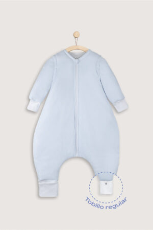 Saco Invierno Celeste Bebe Manga Broches Tobilloregular Portada