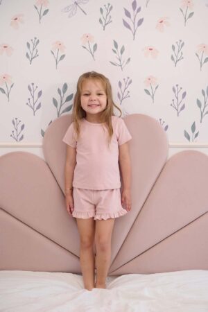 Pijama Pima Manga Corta Rosado