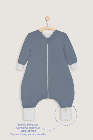 Saco Invierno Gris Azulado Tobillo Regular