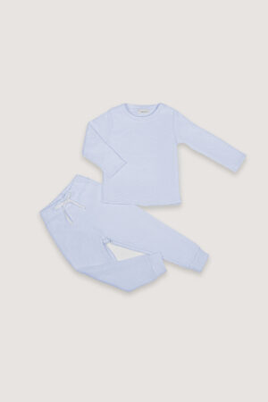 Pijama Jacquard Celeste Piña