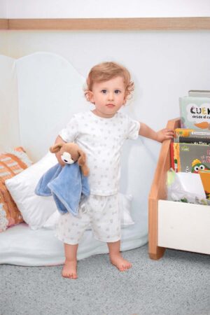 Pijama Manga Corta Bebe Buhos 2