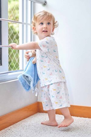 Pijama Manga Corta Bebe Dino Animalitos 1