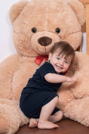 Pijama Pima Manga Corta Verano Azul