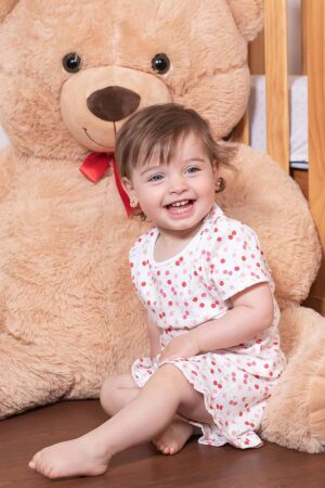 Pijama Pima Manga Corta Cereza